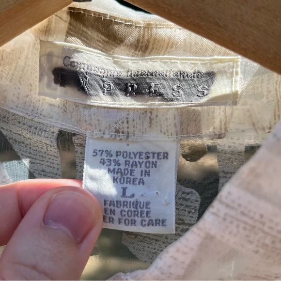 90s Express Sheer Button-Up - Picture 7 of 16